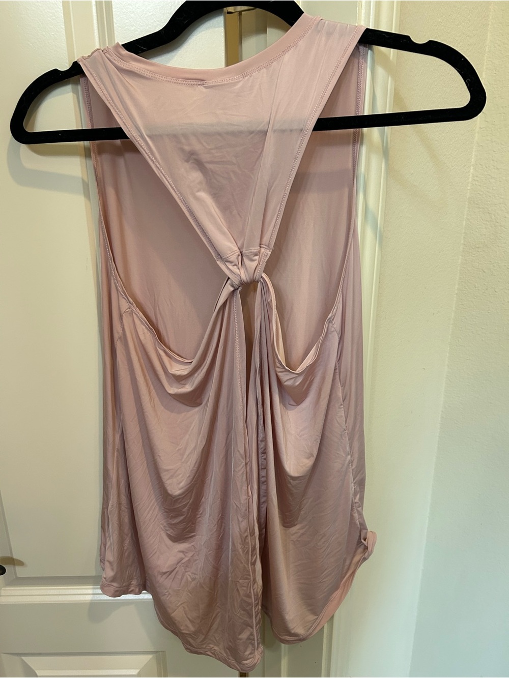 DYI Blush Pink Twist-Back Tank